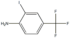 2-碘-4-三氟甲基苯胺,,结构式
