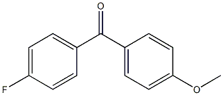 4-氟-4'-甲氧基苯甲酮 结构式