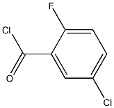 2-氟-5-氯苯甲酰氯,,结构式