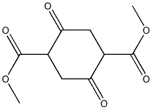 Dimethyl 2,5-dioxy-1,4-cyclohexanedicarboxylate Struktur