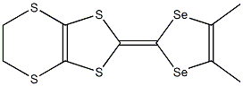 2-(4,5-Dimethyl-1,3-diselenole-2-ylidene)-5,6-dihydro-1,3-dithiolo[4,5-b][1,4]dithiin Structure