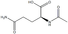 乙酰 L-谷氨酰胺, , 结构式