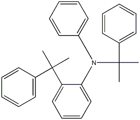 二异丙苯基二苯胺, , 结构式