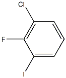 3-Chloro-2-fluoroiodobenzene Struktur