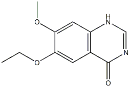 6-ethoxy-7-methoxyquinazolin-4-one Struktur