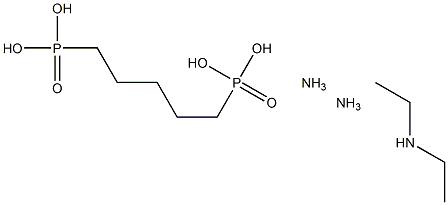 Diethyltriamine penta methylene phosphonic acid Structure