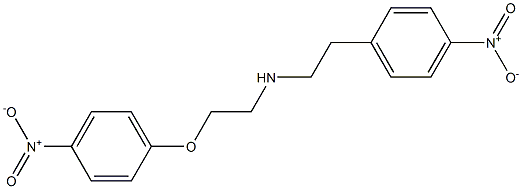 N-(2-(4-nitrophenoxy)ethyl)-2-(4-nitrophenyl)ethanamine Structure