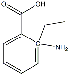 2-amino-2-ethyl-benzoic acid Struktur