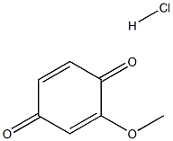O-methoxybenzoquinone hydrochloride 化学構造式