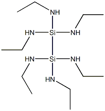 Hexakis(ethylamino)disilane Structure