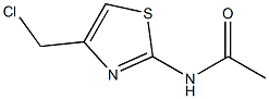 2-ACETYLAMINO-4-(CHLOROMETHYL)THIAZOLE,,结构式