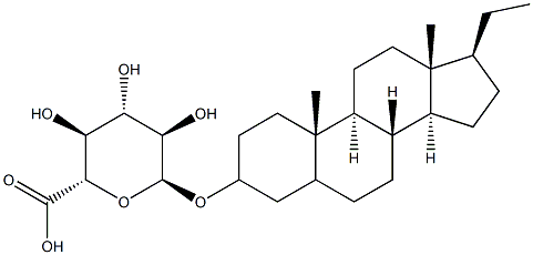 PREGNANE-3-ALPHAGLUCURONIDE 结构式