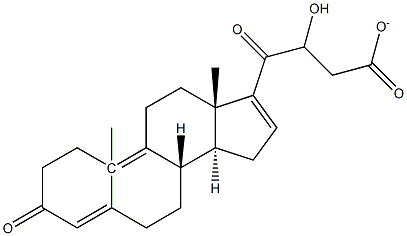 21-HYDROXY-4,9,16-PREGNATRIENE-3,20-DIONE-21-ACETATE Structure