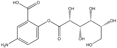 5-AMINOSALICYLICACIDGLUCONATE Structure