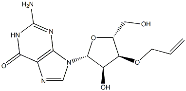 3'-O-Allyl-D-guanosine 结构式