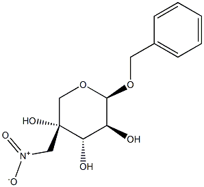 Benzyl4-C-nitromethyl-b-D-arabinopyranoside Structure