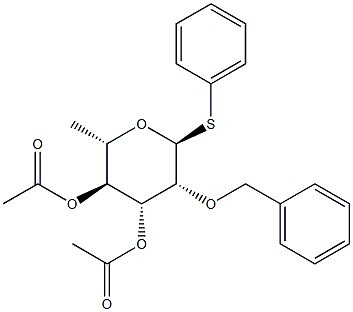 Phenyl3,4-di-O-acetyl-2-O-benzyl-a-L-thiorhamnopyranoside