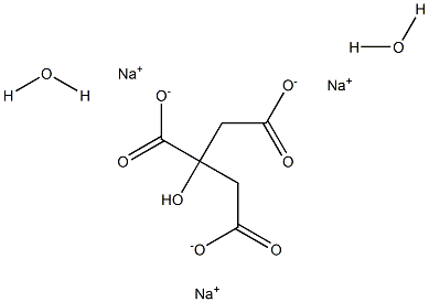 SODIUMCITRATE,DIHYDRATE,CRYSTAL,BIOTECHGRADE Struktur