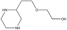 2[2-(Hydroxyethoxy)ethyl]piperazine Structure