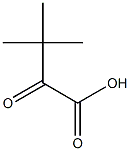 3,3-Dimetyl-2-oxobutanoic acid 化学構造式