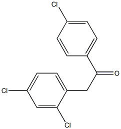 4-chlorophenyl, 2,4-dichlorobenzyl ketone Struktur