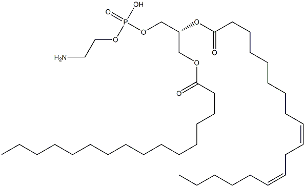  1-hexadecanoyl-2-(9Z,12Z-octadecadienoyl)-sn-glycero-3-phosphoethanolamine