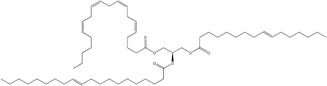 1-(9Z-hexadecenoyl)-2-(11Z-eicosenoyl)-3-(5Z,8Z,11Z,14Z-eicosatetraenoyl)-sn-glycerol