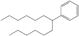 (1-Hexylheptyl)benzene.,,结构式