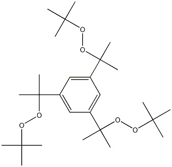 1,3,5-Tris(tert-butylperoxyisopropyl)benzene.,,结构式