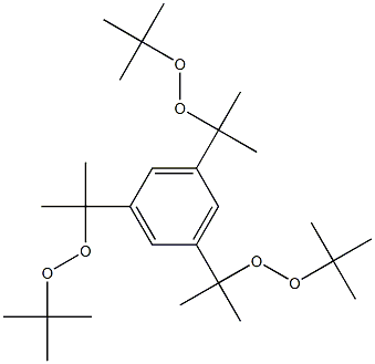 1,3,5-Tris(tert-butylperoxyisopropyl)benzene. Structure