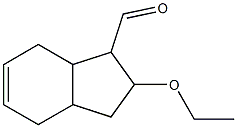 2-Ethoxy-2,3,3a,4,7,7a-hexahydro-1H-indene-1-carbaldehyde 化学構造式