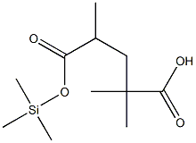 4,4-Dimethyl mono-methylglutarate, trimethylsilyl ester