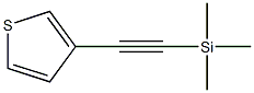 (3-THIENYLETHYNYL)TRIMETHYLSILANE Structure