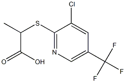 METHYL{[3-CHLORO-5-(TRIFLUOROMETHYL)PYRIDIN-2-YL]THIO}ACETATE Structure