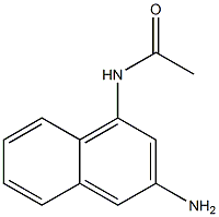 1-Acetamido-3-aminonaphthalene 化学構造式