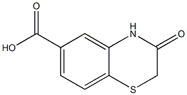 3,4-Dihydro-3-oxo-2H-1,4-benzothiazine-6-carboxylic acid 结构式