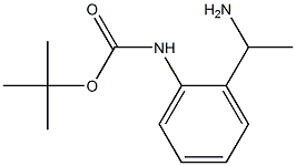 tert-Butyl [2-(1-aminoethyl)phenyl]carbamate Structure