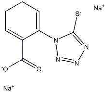 1-(4CCARBOXYPHENYL)-5-MERCAPTOTETRAZOLE DISODIUM SALT Structure