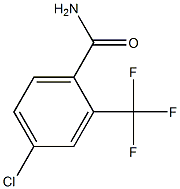 2-(TRIFLUOROMETHYL)-4-CHLOROBENZAMIDE 化学構造式