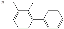 2-METHYL-3-PHENYLBENZYL CHLORID 化学構造式