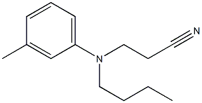 N-BRTYL-N-CYANOETHYL-M-TOLUIDINE Struktur