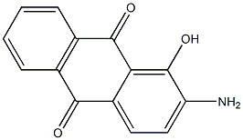 2-amino-1-hydroxyanthra-quinone Struktur