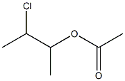 3-chloro-2-butyl acetate Structure