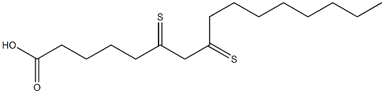 6,8-dithioctanic acid Structure