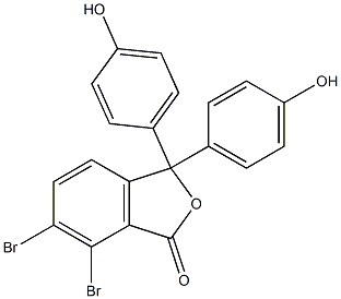 二溴酚酞, , 结构式