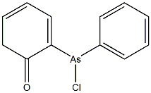 diphenylarsine oxychloride 化学構造式
