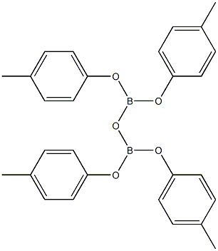 二(對【草(之上)+叨】)硼酐, , 结构式