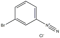 m-bromobenzenediazonium chloride 化学構造式