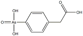 對羧甲基苯胂酸,,结构式