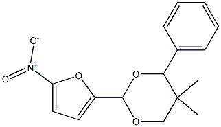 5,5-dimethyl-2-(5-nitrofuran-2-yl)-4-phenyl-1,3-dioxane|